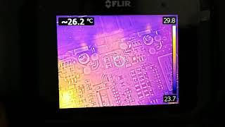 Pulsing bleeding resistors on a CMU from a Mitsubishi Miev battery pack