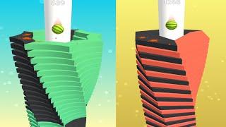 Live Gameplay: Setting a New World Record in Stack Ball #short feed #shortshortsfeed  #ytshort