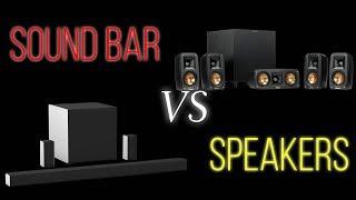 Sound Bar vs Speakers - Which One Is Best For You?