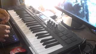 Making a Beat on Axiom 49 MIDI Keyboard