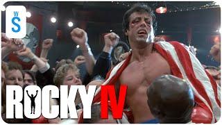 Rocky IV (1985) | Scene: Rocky takes down Drago in the last round