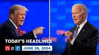 Debate Highlights Trump, Biden's Weaknesses | NPR News Now