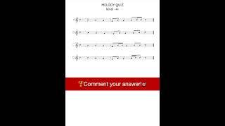 MELODY QUIZ #4: Can You Guess This Melody?  #Shorts #musicquiz #melody
