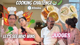 Cooking challenge️with my sister, papa judgesLet’s see who wins||Yashasvi Rajpoot||