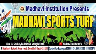 MADHAVI SPORTS TURF | MADHAVI INSTITUTION | CRICKET TURF DOMBIVLI