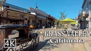 [4K] Grass Valley  - California USA - Walking Tour