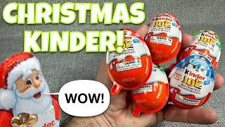 2024 CHRISTMAS KINDER EGGS OPENING AND REVIEW!