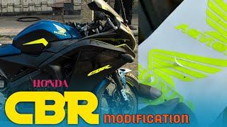 CBR 150 modification ️|| honda CBR|| bike modification|| moto wraps