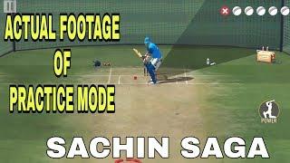 Sachin saga actual footage of practice mode || TECH WIDFRNDZ
