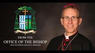 Special message from Bishop DeGrood