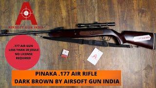 PINAKA .177 AIR RIFLE DARK BROWN BY AIRSOFT GUN INDIA