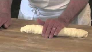 King Arthur Flour  Baguette  4 - Shape a round loaf, baguette