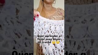 BLUSA DE CROCHÊ FÁCIL - CLIQUE NO ÍCONE ▶️ DO TÍTULO E ASSISTA À VÍDEO COMPLETA
