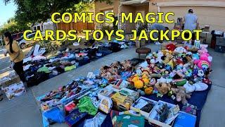 COMICS,MAGIC CARDS  GARAGESALE