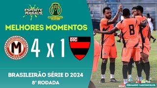 MANAUARA 4 X 1 TREM-AP | MELHORES MOMENTOS | 8ª RODADA DO BRASILEIRÃO SÉRIE D 2024