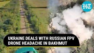 Russia 'Rules' Bakhmut Battle With FPV Drones | Putin's Men Flaunt Kupyansk Stronghold 'Trophy'