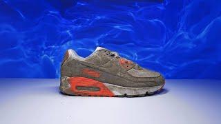 HOW TO CLEAN YOUR SNEAKERS IN 10MINS! Cleaning the Dirtiest AirMax90s