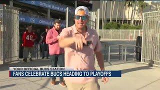 Tampa Bay Buccaneers secure playoff win: Fans celebrate victory