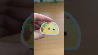 cute taco stickers 