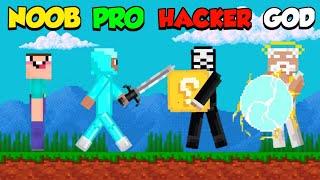 NOOB vs PRO vs HACKER vs GOD 4: Lucky Block (By Noob vs Pro Team)