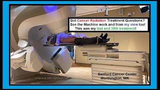 See how the Cancer Radiation Machine worked on my final, 39th Prostate treatment and what I saw.