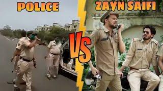 Police vs Zayn saifi || Lockdown me Police || #r2h || Round2hell