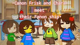 /Canon Frisk and Chara meet their Fanon ship\ Undertale Gacha Club