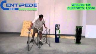 Durability Demo - Stressing the Centipede Portable Work System Joints