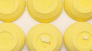 (Old video Repost)Yellow crunchy crispy gym chalk cup crushing #asmr #Gymchalk #oddlysatisfying#clay