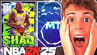 I SPENT 450K VC TO TRY TO PULL 100 OVERALL SHAQ! RADIOACTIVE PACK OPENING! NBA 2K25 MyTEAM