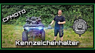 CFMOTO CFORCE 2024 Kennzeichenhalter / Werkstatt Vlog / ATV NATION Germany /4K