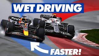 How F1 Drivers Are SO FAST in the Wet