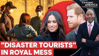 Prince Harry and Meghan Markle Criticised for LA Wildfires "Disaster Tourism" | Firstpost America