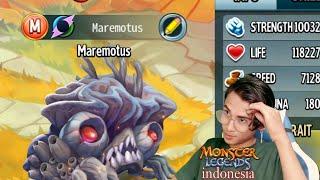 Maremotus Level 150 Monster Legends INDONESIA