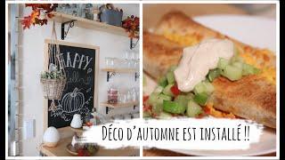 vlog du 8 octobre : Ma Déco d’automne est installé !!