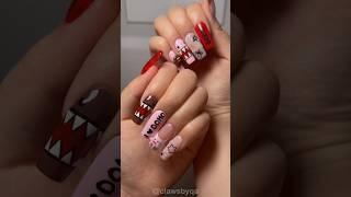domo nails  #nails #nailart #nailinspo #domo #gelextensions