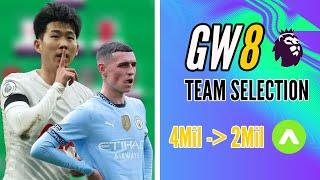 2 MILLION GREEN ARROW! | FPL TEAM SELECTION FOR GAMEWEEK 8 | Fantasy Premier League Tips 2024/25