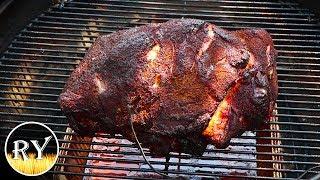 Smoking Pork Butt -- Start To Finish On The Weber Kettle