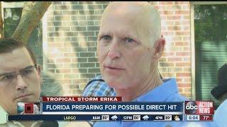 UPDATE: Tropical Storm Erika changes trajectory towards Florida