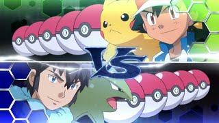 Ash vs Alain Full Battle in Hindi Part-1 Pokemon XYZ Episode 38