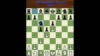 French defense opening trap in 9 moves, #chess #chessopeningtraps