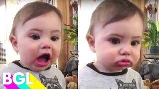 Baby First Words! | Try Not To Laugh Challenge