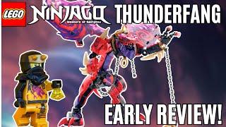 THUNDERFANG Dragon of Chaos Early LEGO 71832 March Review! The Most Expressive Ninjago Dragon Yet!