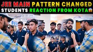 JEE Main 2025 Exam Pattern Change | Students Reaction from Kota | Must Watch..!!