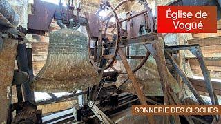  Les cloches de Vogüé, Ardèche - Volée en clocher