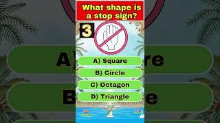 what shape is a stop sign? #bigshowinfo #quiz #youtubetips#stop #sign #games