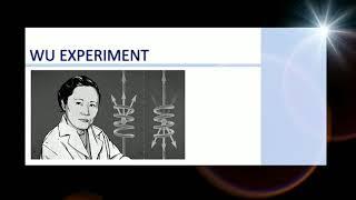THE FAMOUS WU'S EXPERIMENT THAT BROKE EQUIVALENCE OF HANDEDNESS...