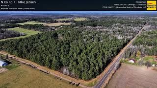 30+ Acres for Sale in Hayward, Wisconsin |  Co Rd K | Mike Jensen