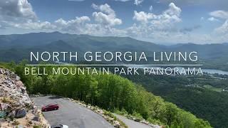 Panoramic View of Bell Mountain Park, Hiawassee, GA Overlook