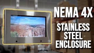 NEMA 4X Stainless Steel TV Enclosure | PC Enclosures